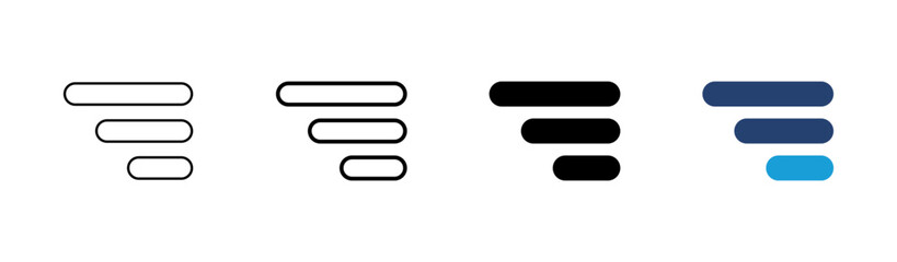 Menu Icon set. web menu icon. hamburger menu symbol