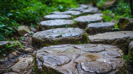 Poster - Path made of stones