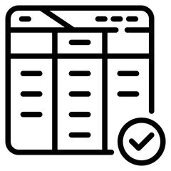 Canvas Print - Kanban Icon