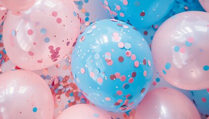 Canvas Print - balloons background