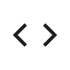 Arrow icon, flat black simple illustration on white background..eps