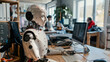 © BazCam - Working Together: A Robot Collaborates with Humans in a Traditional Office Environment