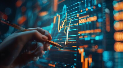 Aufkleber - Financial Analysis with a Pencil