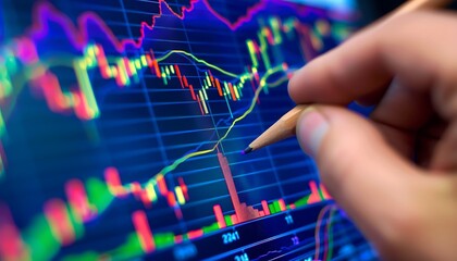 Aufkleber - Financial Market Analysis