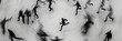 © Mary - A black and white photograph of people running in circle