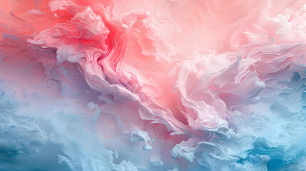 Wall Mural - Abstract Pink & Blue Swirls