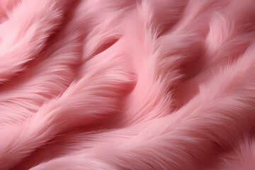 Sticker - Pink Fur Texture Background