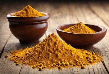 Wall Mural - Yellow Turmeric Powder