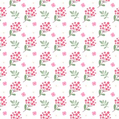 Wall Mural - Background seamless patterns flowers floral blossom