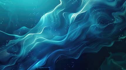 Poster - abstract blue background