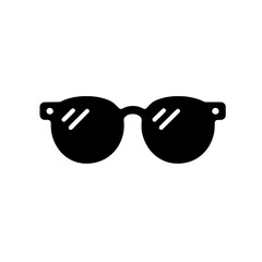 sunglasses silhouette vector illustration isolated