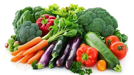 Poster - A Colorful Arrangement of Fresh Vegetables