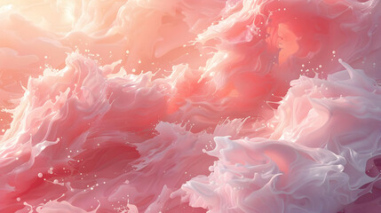 Poster - Pink Liquid Abstract Background