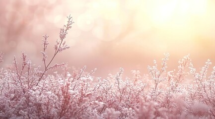 Wall Mural - sunset in the grass