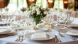 © Юлия Серая - Wedding ceremony, A wedding reception table beautifully decorated