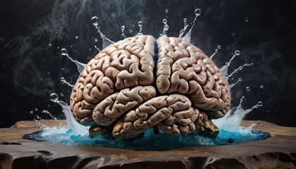 Wall Mural - Brain Splash.