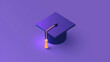 © Yaroslav Stepannikov - Graduation cap for educational app , icon mockup