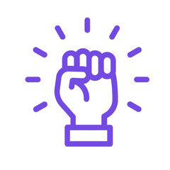 Sticker - illustration of a icon empower