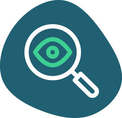 Poster - magnifying icon