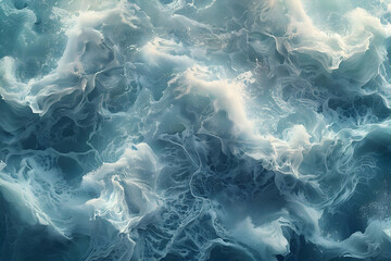 Poster - Abstract Ocean Waves