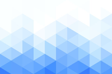 Mosaic blue pixel background with copy space. Gradient abstract tile background. Artistic polygonal background.