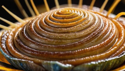 Poster - Closeup of a Spiral Shell.