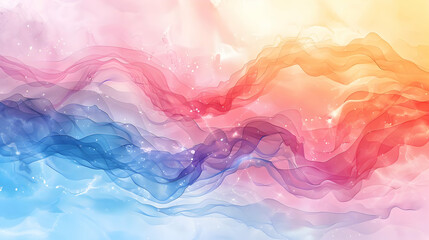 Poster - Abstract Colorful Swirls Background