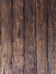 Wall Mural - grunge wood backround, brown, vertical