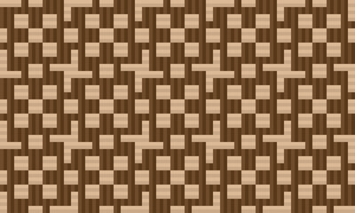 Poster - Seamless traditional woven pattern called Anyaman
