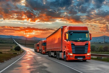 truck on highway