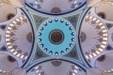 Wall Mural - Interiors of Grand Camlica Mosque in Istanbul, Turkey