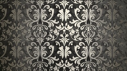 Poster - gray pattern wallpaper 