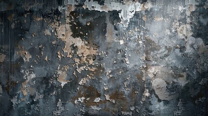 Canvas Print - Weathered wall texture worn out backdrop