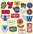 © vanessames - varsity , school fashion applique graphic set