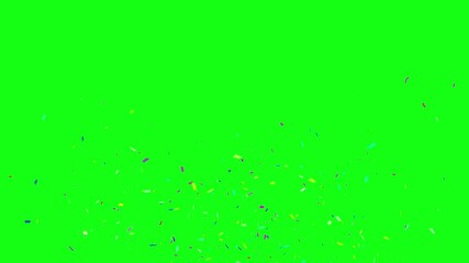splash convety animated explosion convety celebration wedding party birthday celebration launching new year background green screen 4k looping