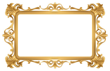 Wall Mural - PNG Halloween backgrounds frame gold.