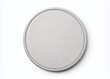© Adisorn - Isolated rounded embroidered patch mockup with clear circular stitches on a blank white background, awaiting custom icon or logo design, ideal for branding and apparel.
