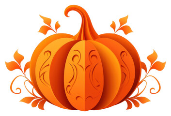 Sticker - PNG Vegetable pumpkin plant food.