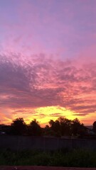 Wall Mural - natural view, beautiful colorful sky.