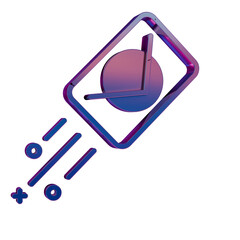 Aufkleber - 3D Neon Retro Icon Mail symbol