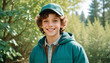 © LD - A Portrait of a Smiling Boy with Brown Curls