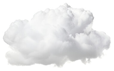 Sticker - Fluffy white cloud element