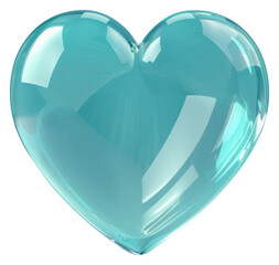 Sticker - PNG  Transparent glass heart illustration