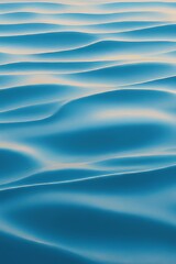 Sticker - Fresh blue water ocean wave texture background