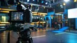 © Prostock-studio - A pro camera on a tripod in a modern gym studio is set to capture an action-packed workout session. Its screen displays a blurred image of the gym equipment, hinting at an energetic atmosphere