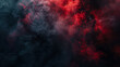 © Helen - Red and black smoke swirling on dark background. Abstract background for design and wallpaper, poster, banner.