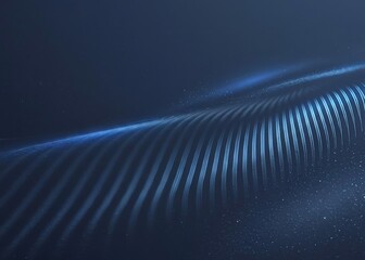 Wall Mural - 3d abstract dark blue background with dots pattern illustration design, tech theme, dimensional dott