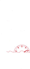 Speedometer icon lineart drawing vector