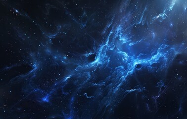 Wall Mural - a sky filled with stars and nebulae in outer space, a constellation galaxy in the universe, and the 