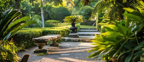 Canvas Print - Serene Garden Path